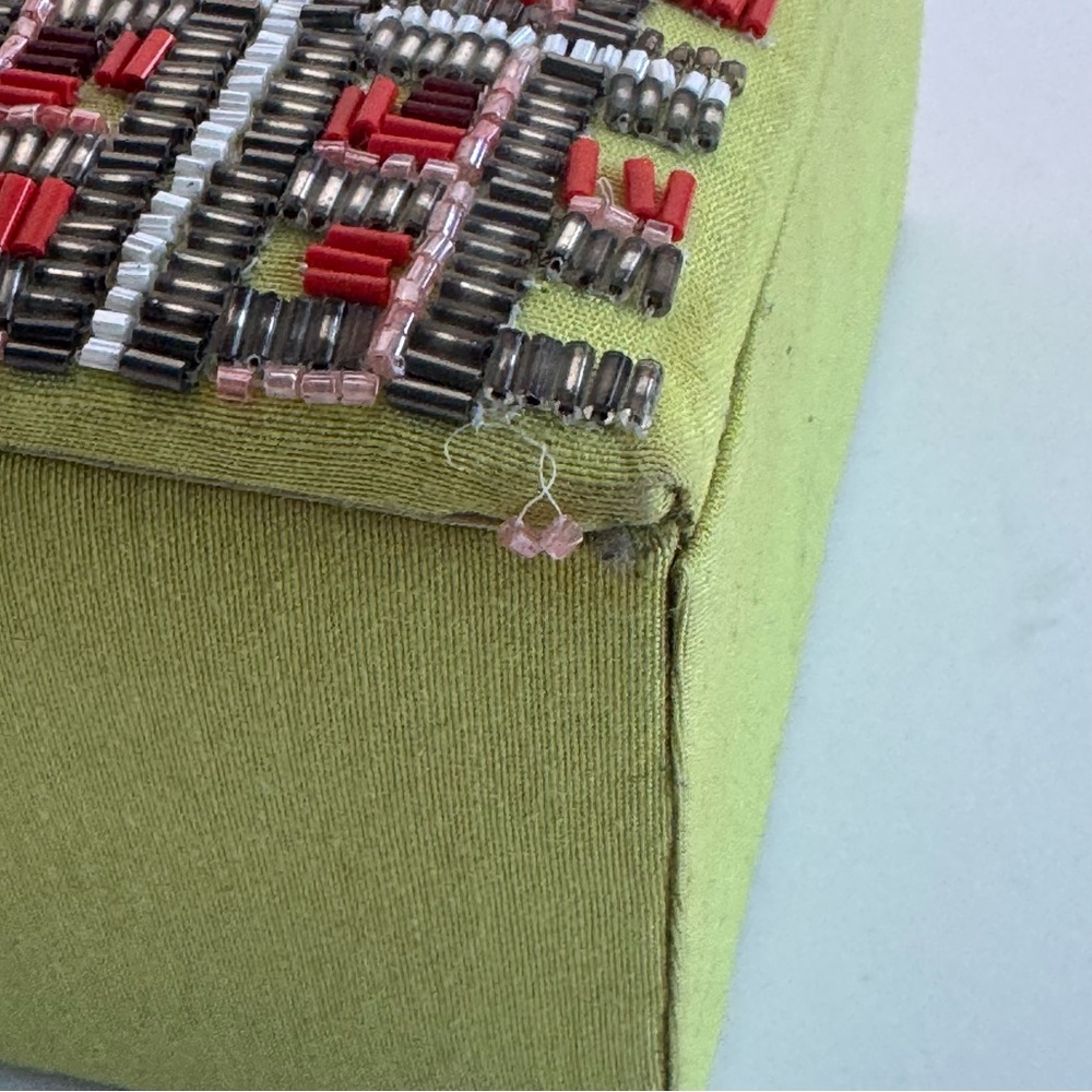 Embroidered Decorative Box - Picture 5 of 6